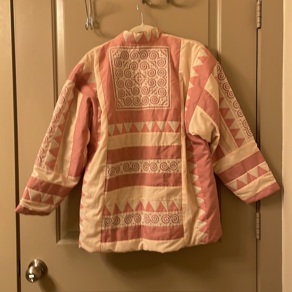 Vintage Reversible Pattern 90s Patchwork Jacket - image 5